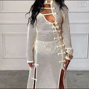 Sand rope maxi dress